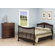 DaVinci Parker Three Piece Convertible Crib Nursery Set with Toddler Rail in Coffee