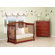 DaVinci Thompson Three Piece Convertible Crib Nursery Set  with Toddler Rail in Cherry