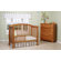 DaVinci Thompson Three Piece Convertible Crib Nursery Set  with Toddler Rail in Oak