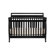 DaVinci Emily 4-in-1 Convertible Crib with Toddler Rail in Ebony Black