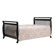 DaVinci Emily 4-in-1 Convertible Crib with Toddler Rail in Ebony Black