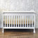 DaVinci Jacob 4-in-1 Convertible Crib with Toddler Rails in White