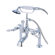 Elements of Design Hot Springs Deck Mount Clawfoot Tub Faucet with Handshower