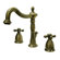 Elements of Design Heritage Widespread Bathroom Faucet with Double Cross Handles