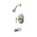 Elements of Design Milano Pressure Balanced Diverter Tub and Shower Faucet with Magellen Lever Handles