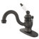 Elements of Design Vintage Single Hole Bathroom Faucet with Single Porcelain Lever Handle