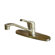 Elements of Design Single Handle Centerset Kitchen Faucet with Loop Handle with Brass Side Spray