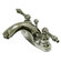 Elements of Design Centerset Bathroom Faucet with Double Lever Handles