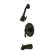 Elements of Design Royale Diverter Tub and Shower Faucet with French Lever Handles