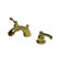 Elements of Design Mini Widespread Bathroom Faucet with Double Lever Handles