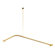 Elements of Design 62" x 28" Solid Brass Rod
