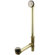 Elements of Design 18" Tip Toe Overflow Leg Tub Drain