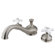 Elements of Design Double Handle Deck Mount Roman Tub Faucet Trim Porcelain Cross Handle