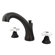 Elements of Design Metropolitan Double Handle Deck Mount Roman Tub Faucet Trim Porcelain Cross Handle