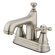 Elements of Design Centerset Bathroom Faucet with Double Metal Cross Handles