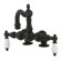 Elements of Design Hot Springs Double Handle Deck Mount Clawfoot Tub Faucet Trim Porcelain Lever Handle