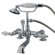 Elements of Design Hot Springs Deck Mount Clawfoot Tub Faucet with Handshower