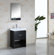 Virtu Gloria Single 24" Bathroom Vanity Set in Espresso