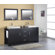 Virtu 72" Double Bathroom Vanity Set in Espresso