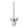 Geesa by Nameeks Standard Hotel Toilet Brush Holder with Lid in Chrome
