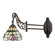 Landmark Lighting Mix-N-Match  Swing Arm Flower Wall Sconce in Tiffany Bronze