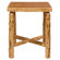 Fireside Lodge Traditional Cedar Log Square Pub Table and Barstool with Arms