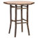 Fireside Lodge Hickory Pub Table and Upholstered Seat Barstool Set