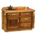 Fireside Lodge Traditional Cedar Log 48" Bathroom Sink Vanity