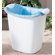 Rubbermaid 14 Quart White Recycle Bag Wastebasket