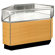 Sturdy Store Displays Streamline 38" x 42" Jewelry Vision Outside Corner Showcase with Panel Back
