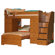 Berg Furniture Sierra Twin Space Saver L-Shaped Bunk Bed with Stairs and Storage (Twin over Twin)