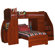 Berg Furniture Sierra Twin Space Saver L-Shaped Bunk Bed with Desk and Stairs