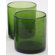 Certified International Bubble Green Double Old Fashion (Set of 4)