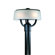 Troy Lighting Finley Two Light Outdoor Large Post Lamp in Federal Black