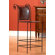 William Sheppee 30" Pub Leather and Iron Barstool