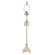 Jubilee Collection Large Crystal Dangle Lamp Base with Optional Shade