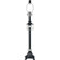 Jubilee Collection Large Crystal Dangle Lamp Base with Optional Shade