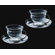 mono Mono Filio Glass Teacups with Saucer (Set of 2) by Tassilo von Grolman