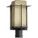 Quorum McKee One Light Outdoor Post Lantern in Toasted Sienna