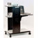 H. Wilson Company 4-Shelf Presentation Station with Cabinet in Black / Gray