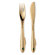 Gense Nobel Gold 2 Piece Fish Cutlery Box Set