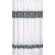 Sweet Jojo Designs Zebra Turquoise Collection Shower Curtain 