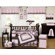 Sweet Jojo Designs Pink and Chocolate Hotel Baby Crib Bedding Collection