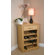 Baumhaus Mobel Oak Wine Rack Lamp Table