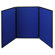Quartet&reg; ShowIt Three-Panel Display System with Black PVC Frame