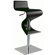 Chintaly Imports Adjustable Contemporary Swivel Stool in Black