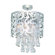 TransGlobe Lighting 8 Light Semi Flush Mount