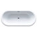 Kaldewei Centro Duo 18.5" x 66.93" Oval Bath Tub in White