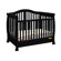 AFG Furniture Athena Spring Convertible Crib with Toddler Rail and Grace Changing Table in Espresso