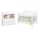 AFG Furniture Athena Amy Crib with 2-Drawer Changer Dresser